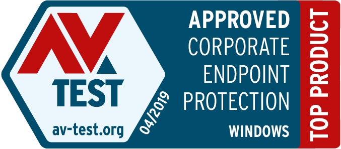 AV-TEST 04/2019 APPROVED CORPORATE ENDPOINT PROTECTION WINDOWS [TOP PRODUCT] - Avast Business Antivirus Pro Plus